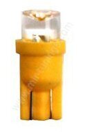 Лампа светодиодная Т10 5W  (W2,1-9,5d) оранжевая, конус (б/цокольная)
